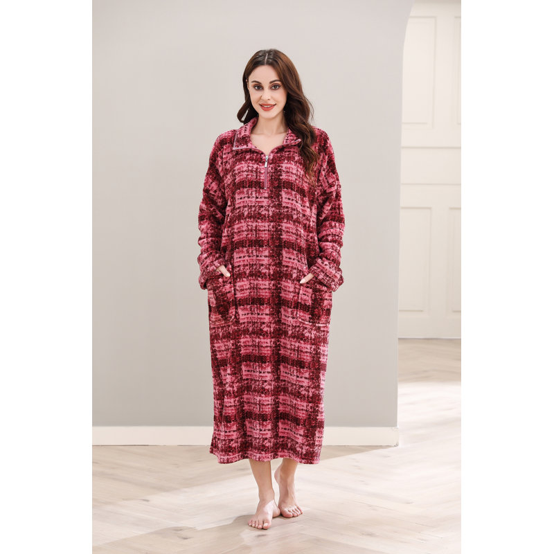 Peignoir Arnisha, Rouge, S