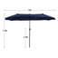 6 - Person Patio Dining Set with Rectangular Table-197271426-197271427