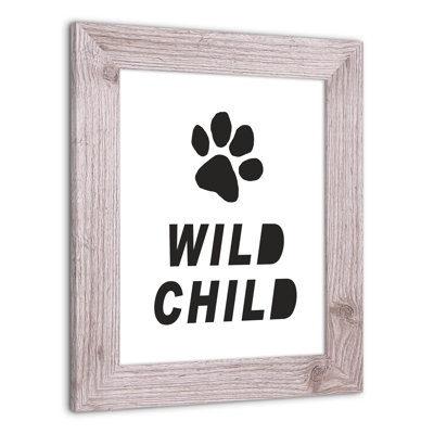 «Wild Child», art encadré simple