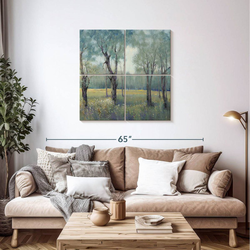 Harnek Cold Morning Mist, 38" H x 38" W
