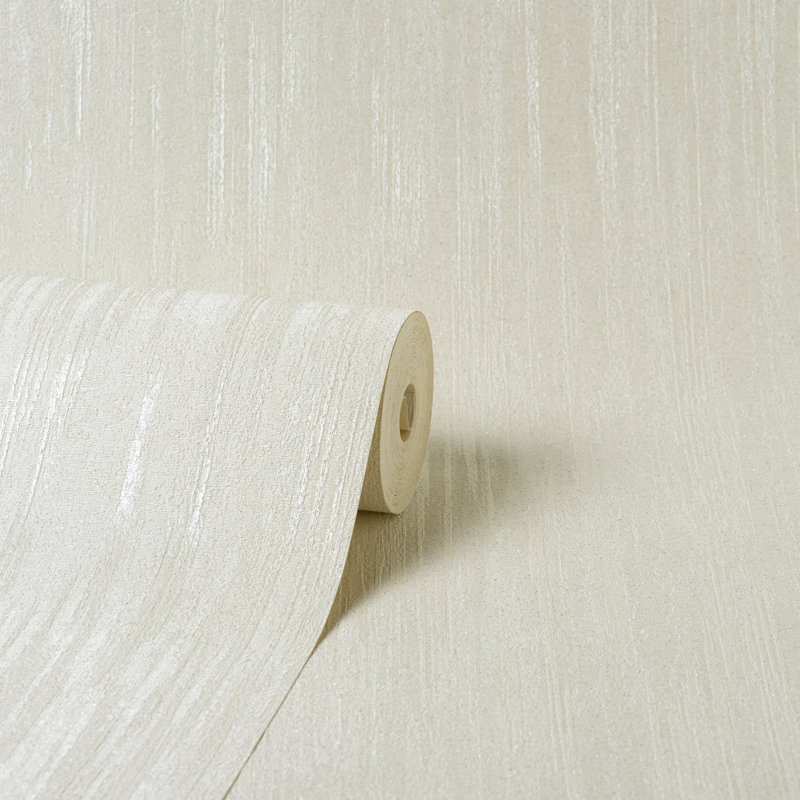 Milano Crepe Textured Wallpaper, Cream