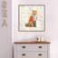 «Into the Woods IV No Border (Fox)» par Emily Adams - reproduction de cadre flottant sur toile-1536257182-1536257183