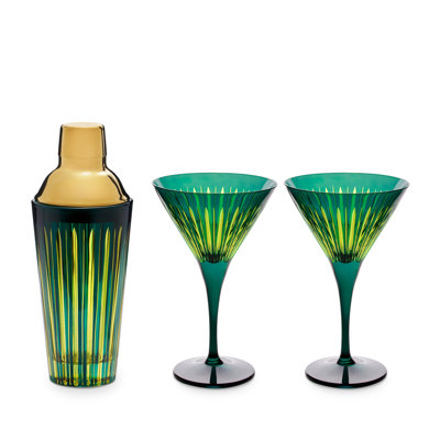 Prism Cocktail Set - Amber/Honey