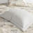 King Size Comforter In Gray With Abstract Print And Solid Reverse Glamorous 2 Matching Shams Decorative Pillows