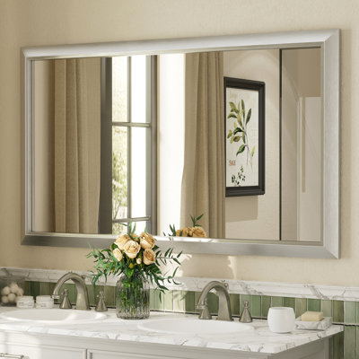 Amara Tempered Glass and Aluminum Alloy Framed Wall Mirror