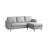 Sunny 83.5" Reversible Sofa Chaise Sectional-761823380