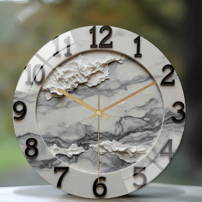 Horloge murale élégante 12 po