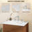 Mid-Century Bathroom Vanity With Sink Combo