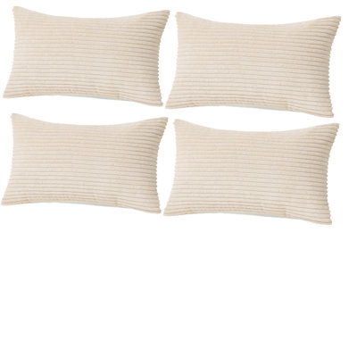 Housse de coussin à rayures