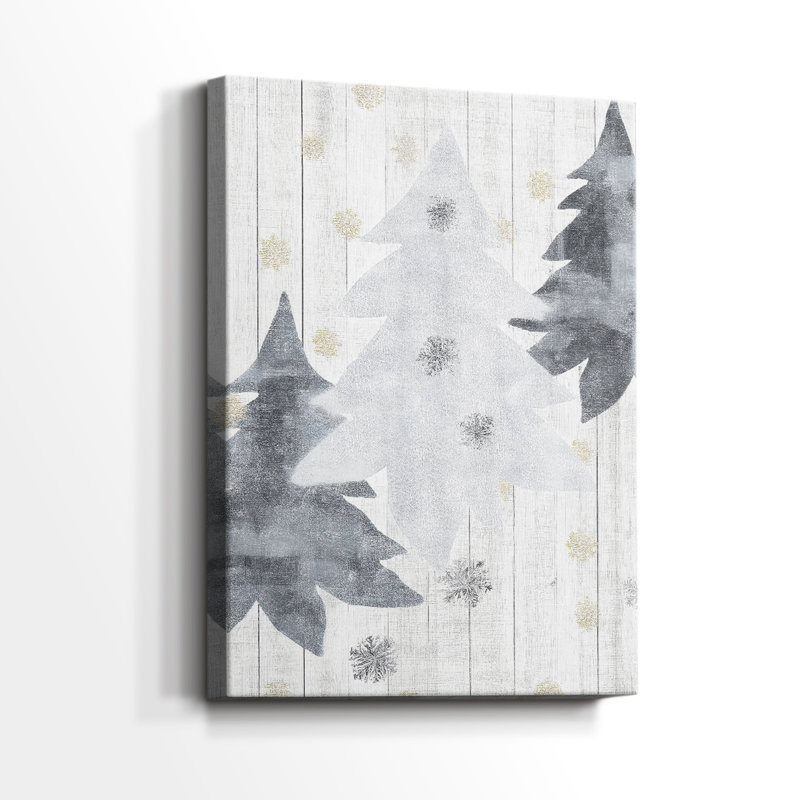 «Frostlit Blessing» - Toile tendue avec châssis de qualité supérieure, H 27 po x l 18 po