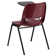 Westley Ergonomic Shell Chair with Right Handed Flip-Up Tablet Arm