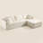 Boneless 108" Modern L-Shaped Sectional Sofa With Chaise Deep Seat Corduroy Upholstered Couch-405909556
