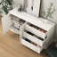 Buffet de cuisine avec rangement - armoire blanche Ample Space Buffet Réglable Diviseurs Solution