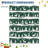 9x12 Christmas Area Rug with Tree Reindeer Snowflake, Washable Non Slip Rug, Green-466971632-466971634
