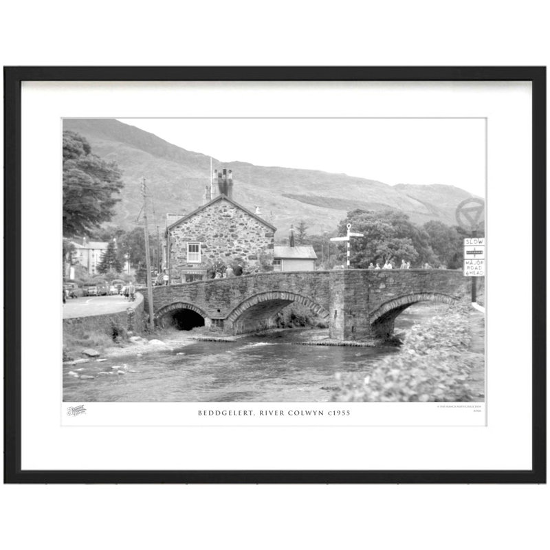 Beddgelert, River Colwyn C1955 - Single Picture Frame Print, 28cm H x 36cm W x 2.3cm D