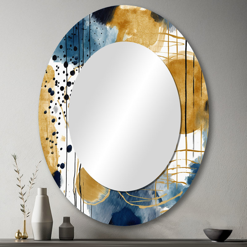 Kiesel - Abstract Metal Mirror, 43" x 33"