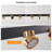 5 - Light LED Dimmable Linear Kitchen Island Pendant