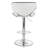 Duley Swivel Upholstered Faux Leather Adjustable Height Counter Stool with Steel Frame-712793659
