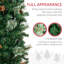 Arbre de Noël élancé avec base en métal