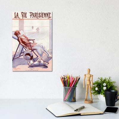 1920 La Vie Parisienne Magazine Cover by Rene Prejelan - No Frame Gallery-Wrapped Canvas Giclée on Canvas