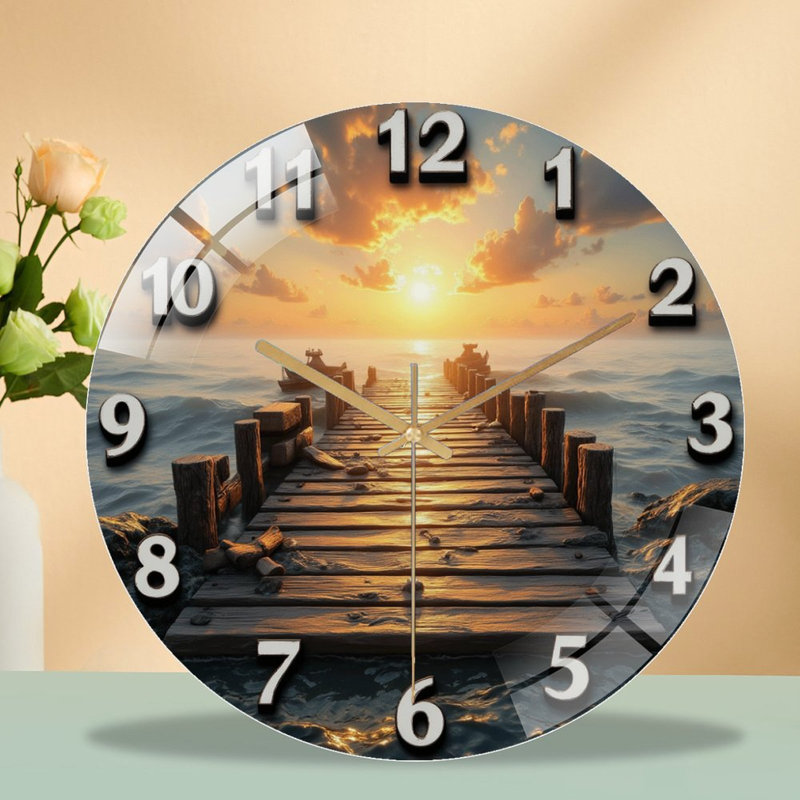 Horloge murale Sunset