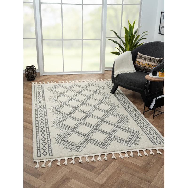 Delight Tapis white Rug, Rectangle 160 x 230cm