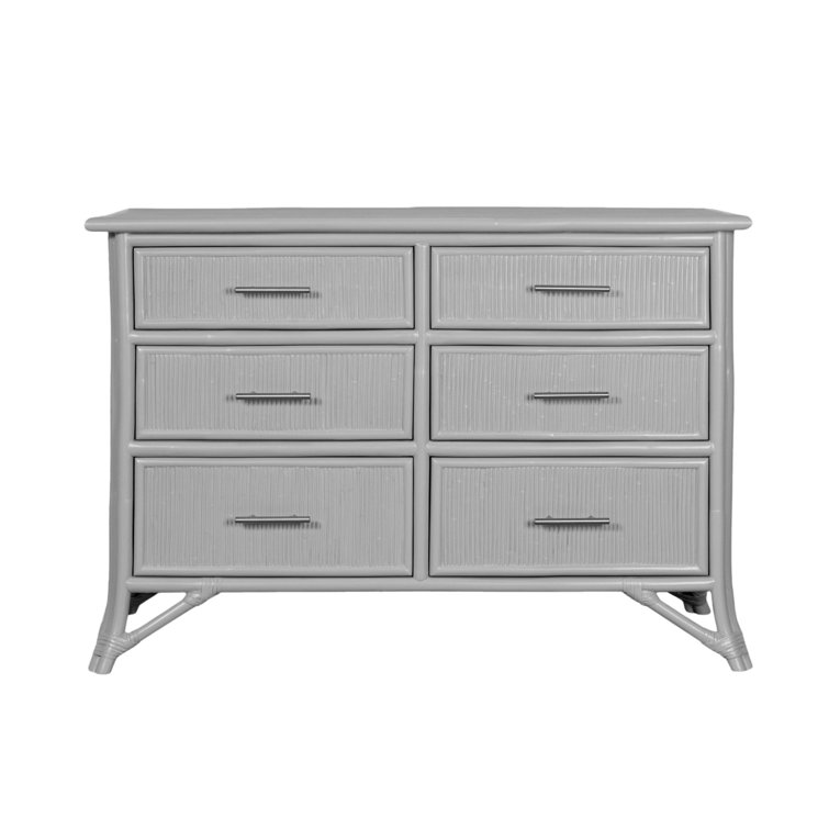 Commode double 6 tiroirs l 48 po Bermuda