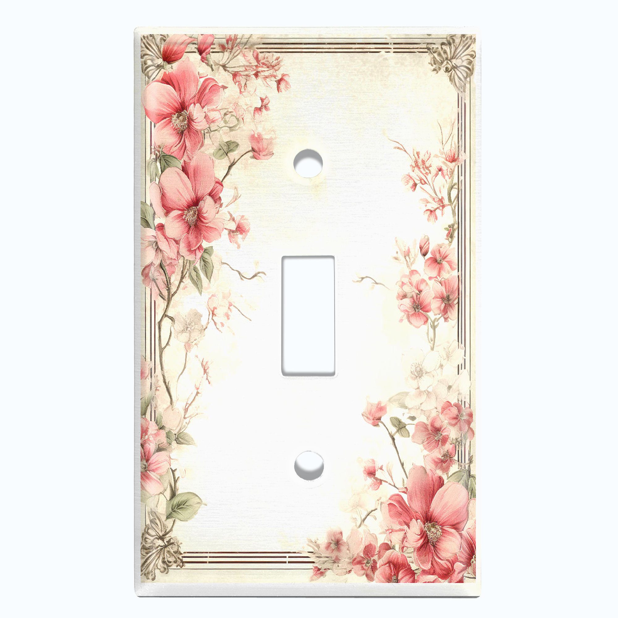 Snowman Wall Plate Winter Snowflakes Cardinal Birds On Snowy - View #5