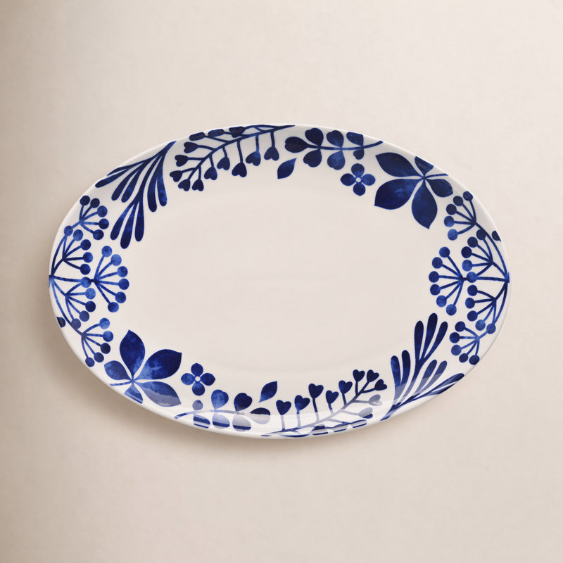 Noritake Sandefjord Oval Platter, 16"