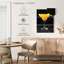 «Cocktail Mango Cocktail», ensemble de 3 pièces sur toile par SodaPopArt-93057711
