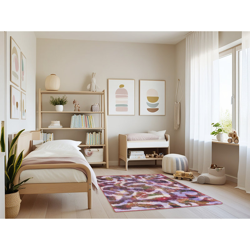 Abstract Indoor Rug, Rectangle 3' x 5'