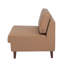Fauteuil moyen sans accoudoirs commercial avec pieds en bois massif-1804068656