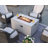 Padgett Rectangle Concrete Propane Smokeless Fire Pit Table-122269200
