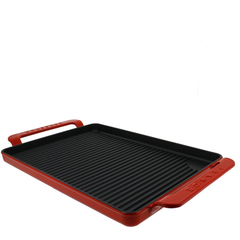 Poêle grill en fonte 9,75 po Chasseur, Rouge flamme