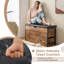 Marthe Faux Leather Upholstered Storage Bench