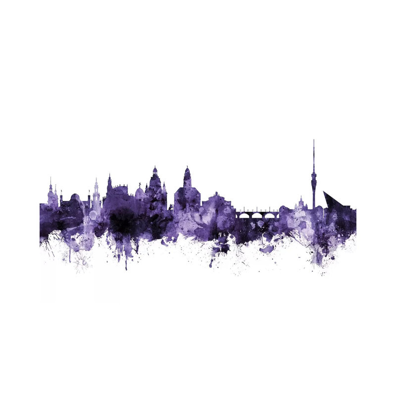 Dresden, Germany Skyline by Michael Tompsett - Wrapped Canvas Gallery-Wrapped Canvas Giclée, 152.5 cm H x 101.5 cm W