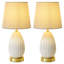 Modern Ceramic Table Lamp Usb For Living Room, Bedroom And Study (Set Of 2)-332134233