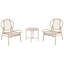 Bistro Set Ceyara PE Rattan Beige