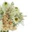 Hydrangea, Daysis,Lilac And Pampas Arrangement In A Glass Vase With Moss