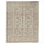 Hand Knotted Wool Area Rug in Cream