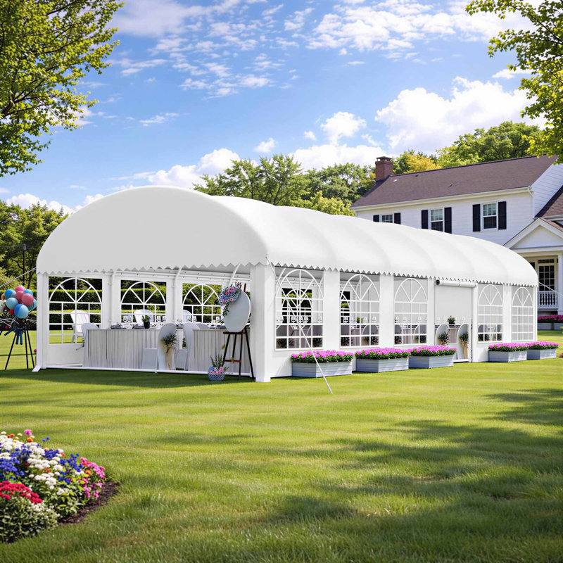 Auvent de tente de fête avec parois latérales amovibles Edrosie Inc 20X40FT