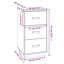 Moscato 40cm W Solid Wood Bedside Table-1588707021