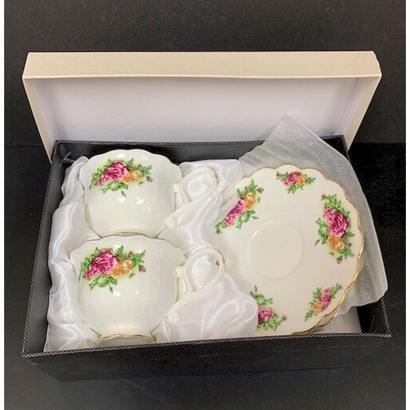 Tasse à thé et soucoupe Country Roses