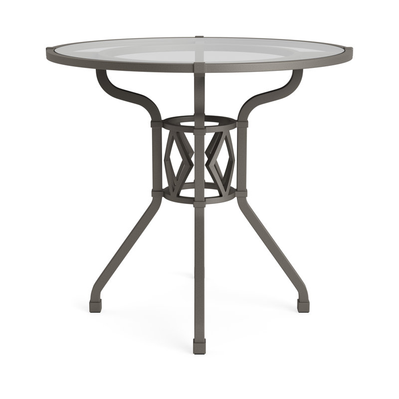 Venetian Outdoor Round Dining Table, Mica, 30" D