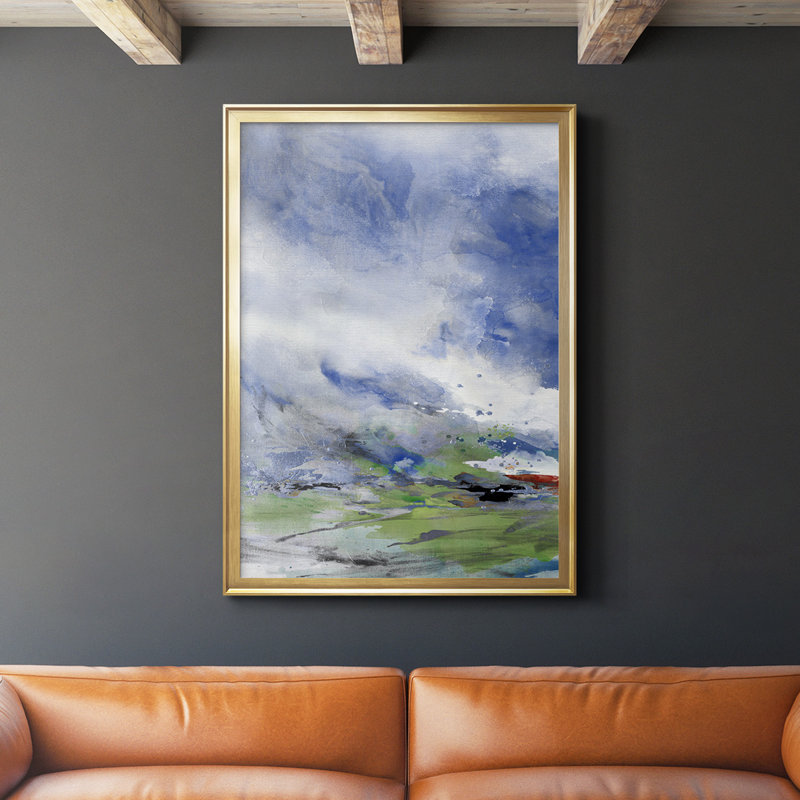 " Spring Air ", Gold, 42.5" H x 30.5" W x 1.25" D