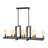 8 - Light Modern Farmhouse Open Rectangular Kitchen Island Chandelier