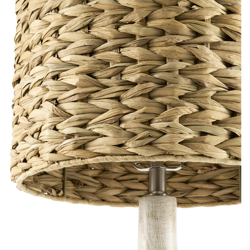 Lampe de table Carson, Blanc patiné