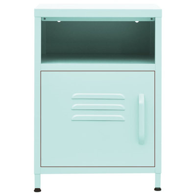 Bren 35cm W Steel Bedside Table