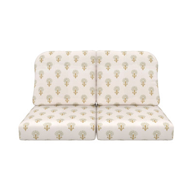 Amala Indoor/Outdoor Sunbrella® Loveseat Cushion by Birch Lane