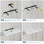 2 Pieces 60/80cm MDF & Thick Steel Bracket Floating Shelves-129200362